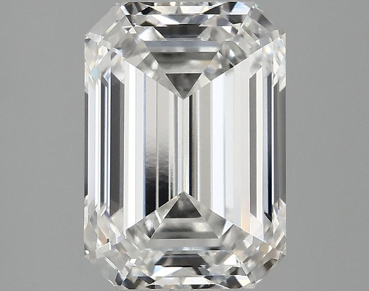 3.04 Carat Emerald Shaped Ideal Cut VVS2 IGI Certified Lab Grown Diamond