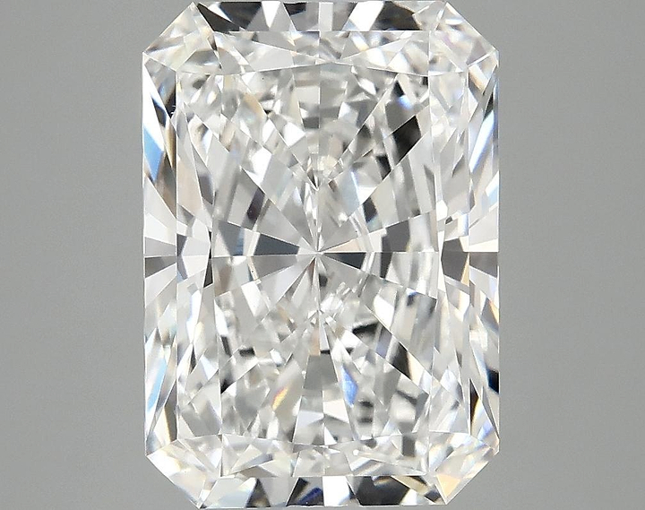4.09 Carat Radiant Shaped Ideal Cut VVS2 IGI Certified Lab Grown Diamond
