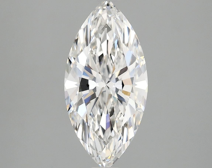 2.05 Carat Marquise Shaped Excellent Cut VVS2 IGI Certified Lab Grown Diamond