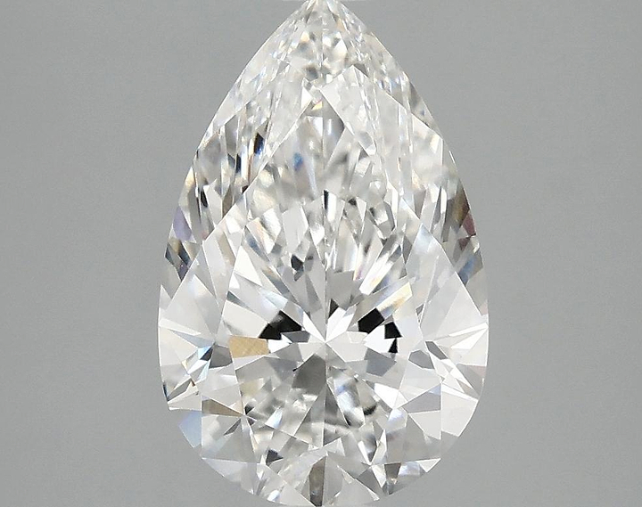 2.51 Carat Pear Shaped Ideal Cut VVS2 IGI Certified Lab Grown Diamond