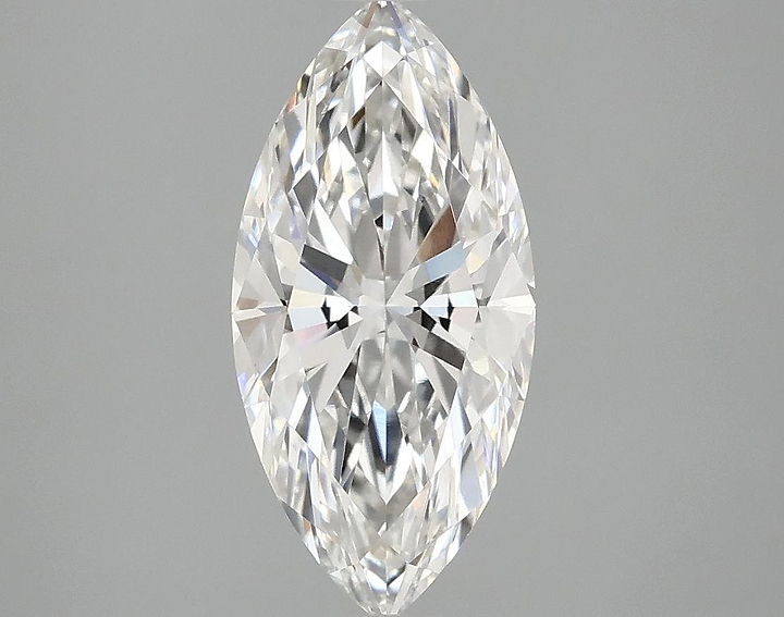 2.03 Carat Marquise Shaped Excellent Cut VVS2 IGI Certified Lab Grown Diamond
