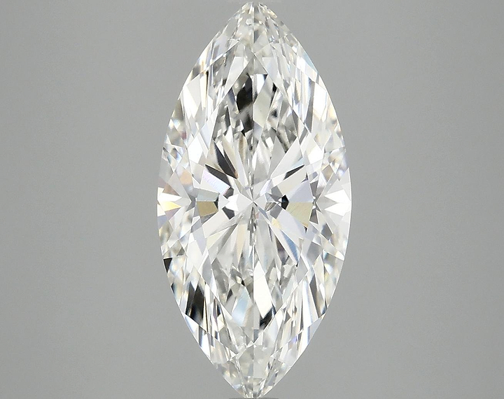 3.09 Carat Marquise Shaped Excellent Cut VVS2 IGI Certified Lab Grown Diamond