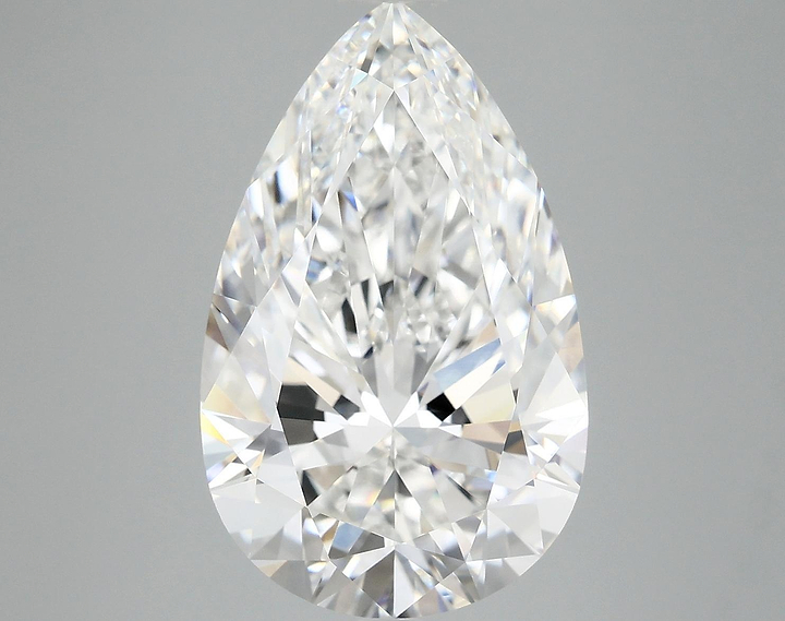 7.2 Carat Pear Shaped Ideal Cut VVS2 IGI Certified Lab Grown Diamond