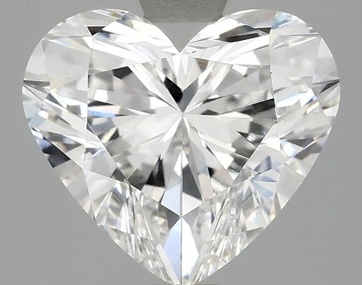 2.98 Carat Heart Shaped Ideal Cut VVS2 IGI Certified Lab Grown Diamond