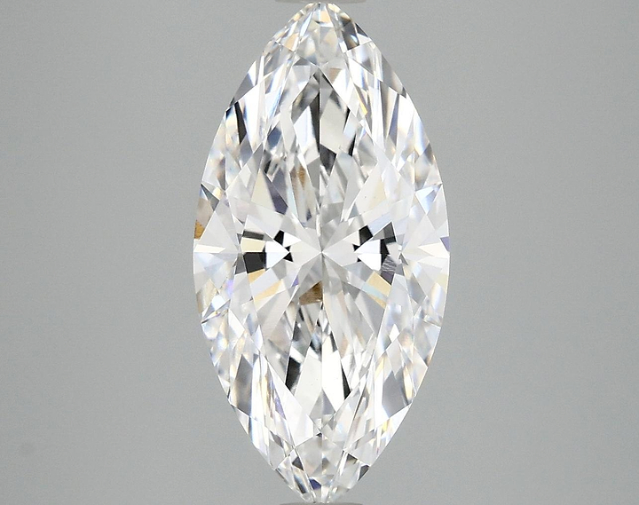 3.06 Carat Marquise Shaped Ideal Cut VVS2 IGI Certified Lab Grown Diamond