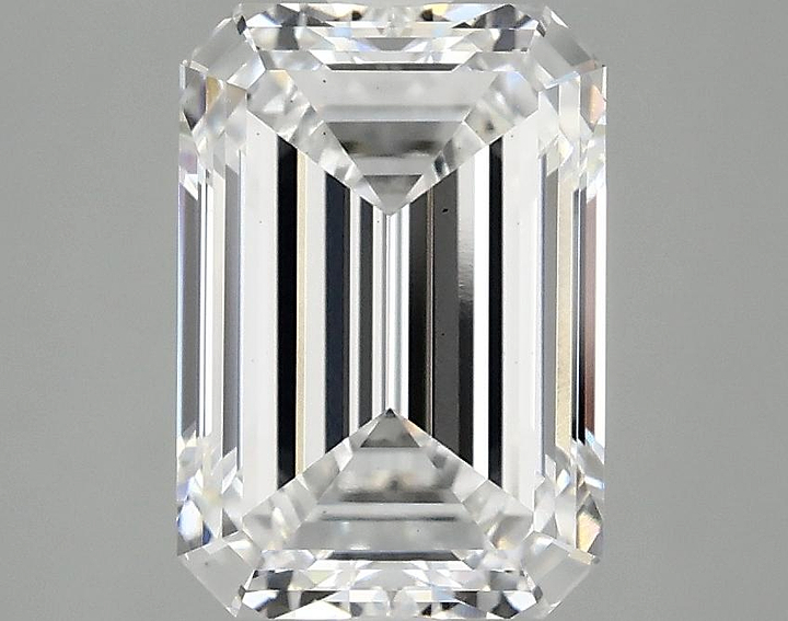2.92 Carat Emerald Shaped Ideal Cut VS2 IGI Certified Lab Grown Diamond