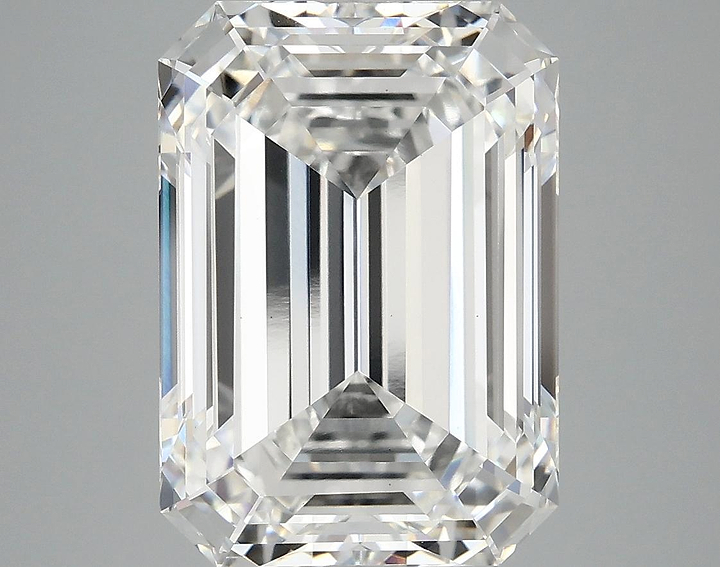 7.18 Carat Emerald Shaped Ideal Cut VVS2 IGI Certified Lab Grown Diamond