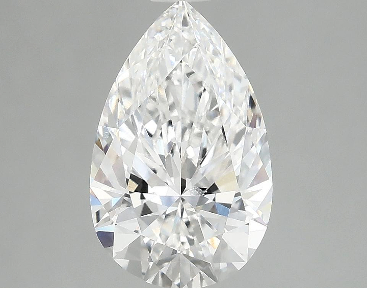 2.03 Carat Pear Shaped Ideal Cut VVS2 IGI Certified Lab Grown Diamond