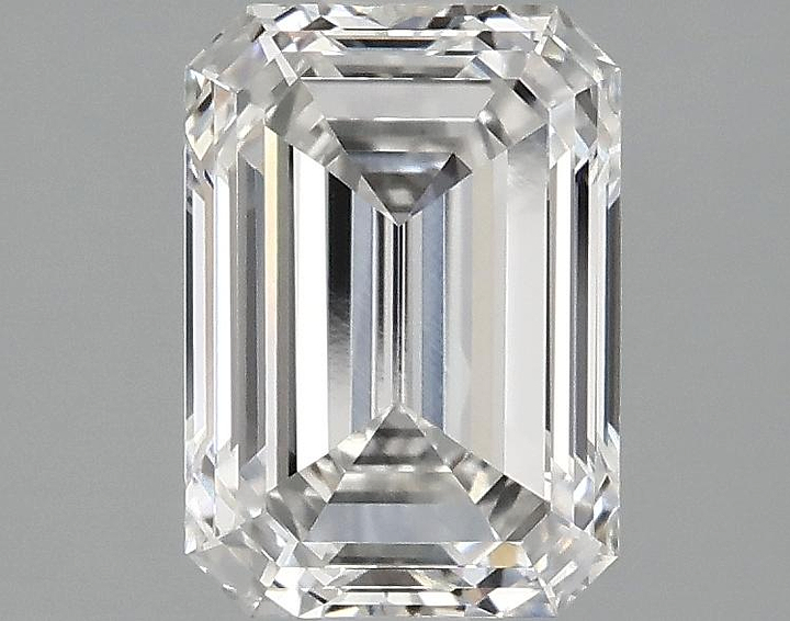 2.02 Carat Emerald Shaped Ideal Cut VVS1 IGI Certified Lab Grown Diamond