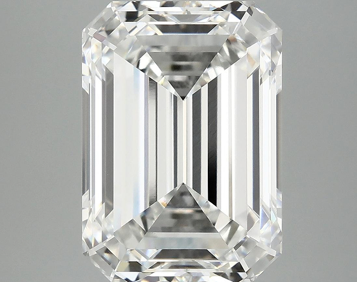 7.17 Carat Emerald Shaped Ideal Cut VVS2 IGI Certified Lab Grown Diamond