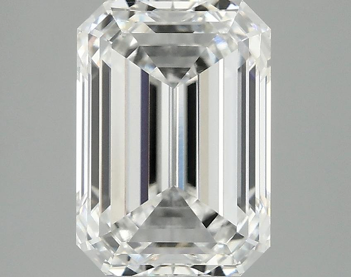 2.98 Carat Emerald Shaped Ideal Cut VS2 IGI Certified Lab Grown Diamond