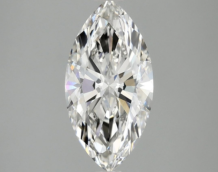 2.01 Carat Marquise Shaped Ideal Cut VVS2 IGI Certified Lab Grown Diamond