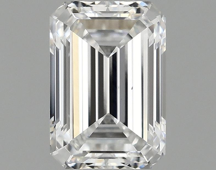 0.99 Carat Emerald Shaped Ideal Cut VVS2 IGI Certified Lab Grown Diamond