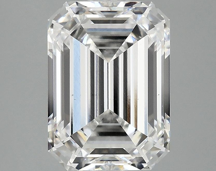 3.09 Carat Emerald Shaped Excellent Cut VS1 IGI Certified Lab Grown Diamond