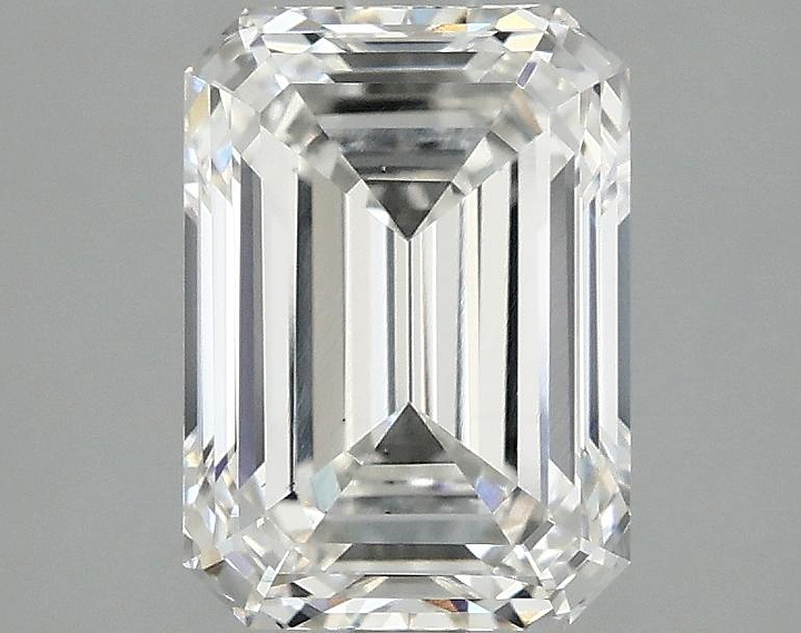 2.52 Carat Emerald Shaped Ideal Cut VS1 IGI Certified Lab Grown Diamond