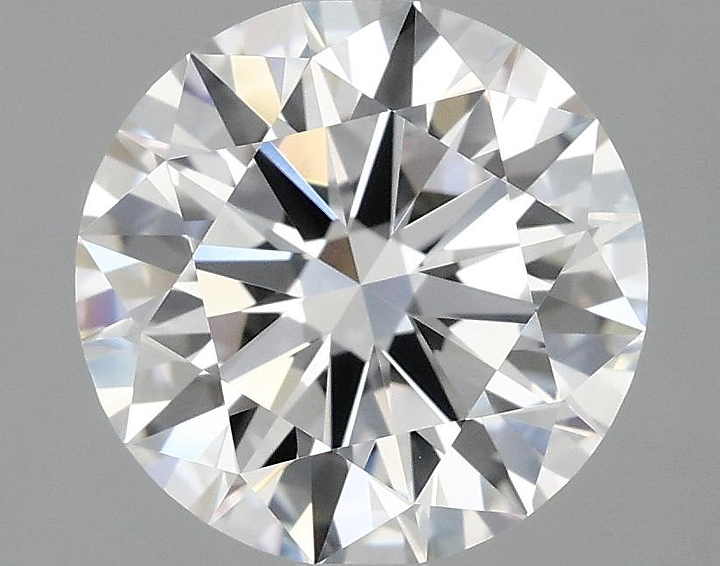 2.06 Carat Round Shaped Ideal Cut VVS2 IGI Certified Lab Grown Diamond