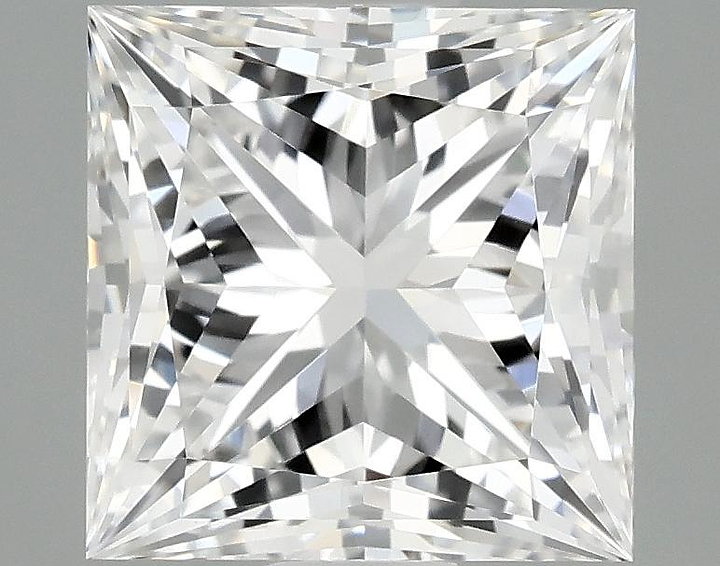 2.09 Carat Princess Shaped Ideal Cut VVS2 IGI Certified Lab Grown Diamond