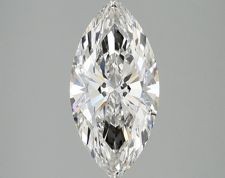 2.07 Carat Marquise Shaped Ideal Cut VVS2 IGI Certified Lab Grown Diamond