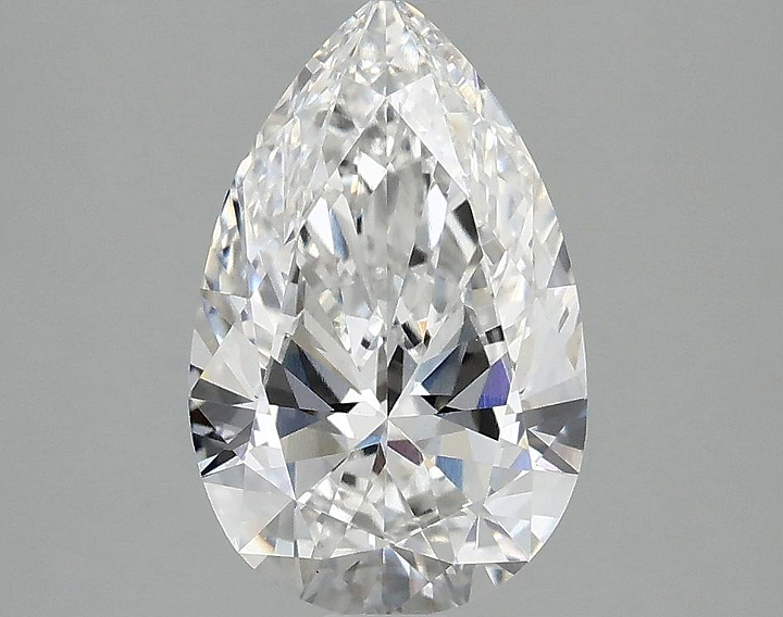 1.98 Carat Pear Shaped Ideal Cut VVS2 IGI Certified Lab Grown Diamond