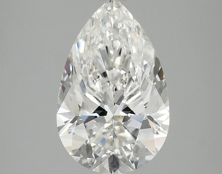3.07 Carat Pear Shaped Ideal Cut VS2 IGI Certified Lab Grown Diamond