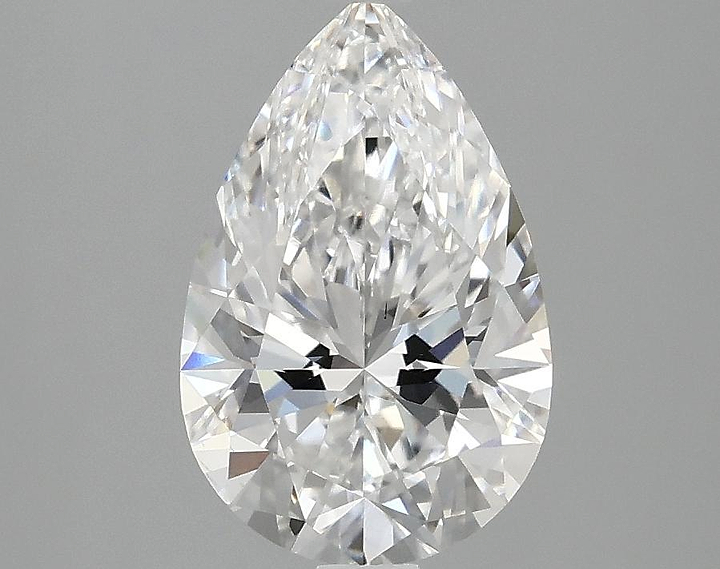 1.98 Carat Pear Shaped Ideal Cut VS1 IGI Certified Lab Grown Diamond