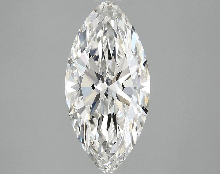 2.04 Carat Marquise Shaped Excellent Cut VVS2 IGI Certified Lab Grown Diamond