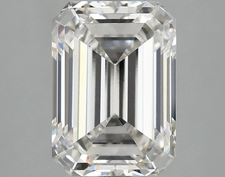 2.98 Carat Emerald Shaped Ideal Cut VVS2 IGI Certified Lab Grown Diamond