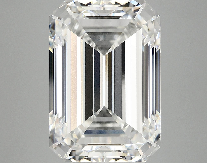 10.7 Carat Emerald Shaped Ideal Cut VVS2 IGI Certified Lab Grown Diamond