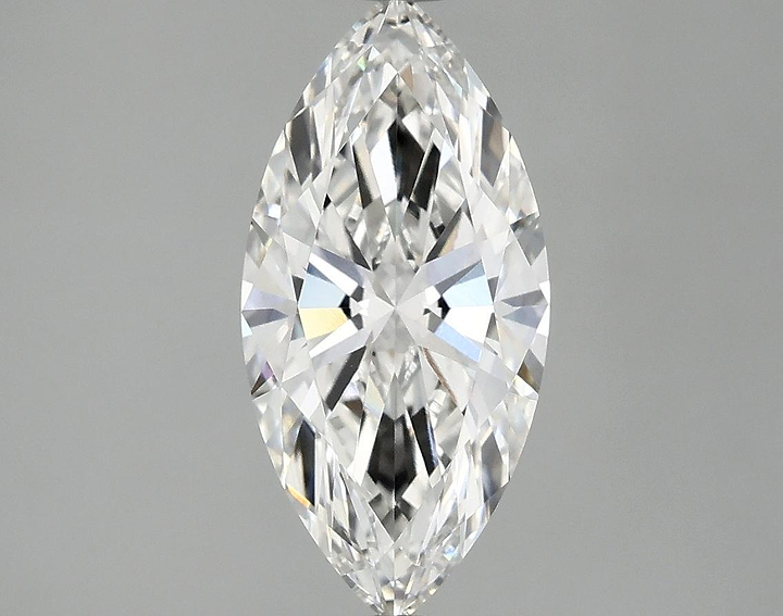 2.06 Carat Marquise Shaped Excellent Cut VVS2 IGI Certified Lab Grown Diamond