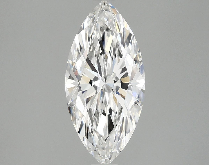 2.04 Carat Marquise Shaped Excellent Cut VVS2 IGI Certified Lab Grown Diamond