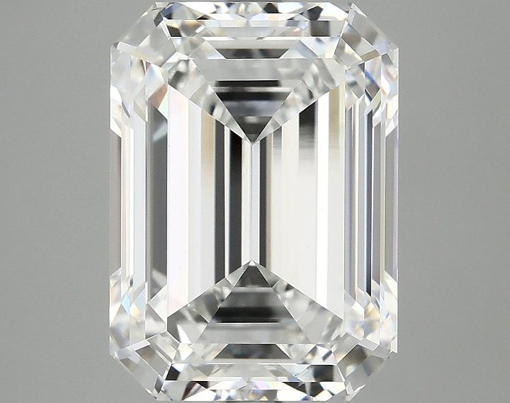 6.04 Carat Emerald Shaped Excellent Cut VVS2 IGI Certified Lab Grown Diamond
