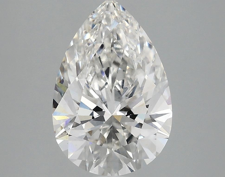 2.55 Carat Pear Shaped Excellent Cut VS2 IGI Certified Lab Grown Diamond