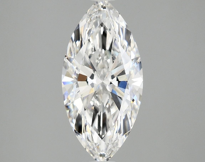2.1 Carat Marquise Shaped Excellent Cut VVS2 IGI Certified Lab Grown Diamond