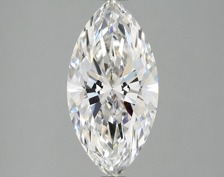 2.1 Carat Marquise Shaped Ideal Cut VS1 IGI Certified Lab Grown Diamond