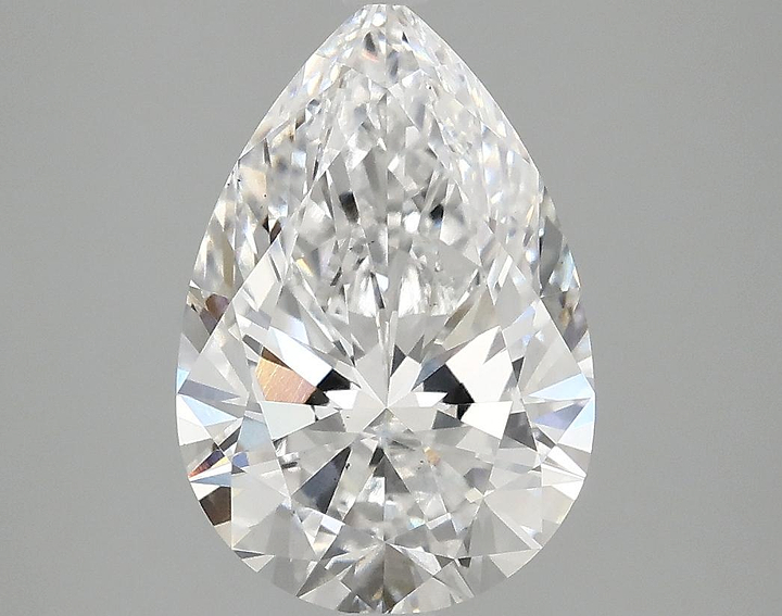 3.06 Carat Pear Shaped Excellent Cut VS2 IGI Certified Lab Grown Diamond