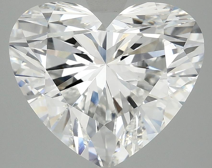 5.1 Carat Heart Shaped Ideal Cut VS1 IGI Certified Lab Grown Diamond