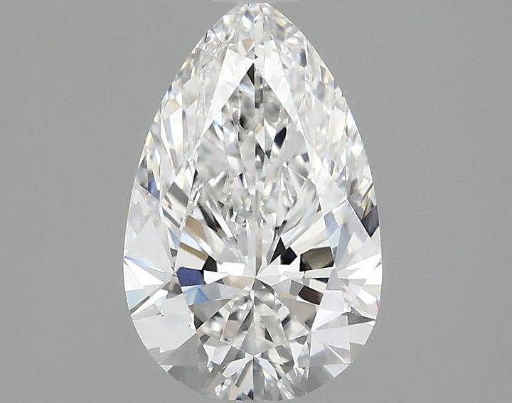1.49 Carat Pear Shaped Ideal Cut VVS2 IGI Certified Lab Grown Diamond
