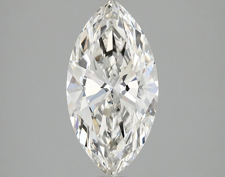 2.02 Carat Marquise Shaped Ideal Cut VVS2 IGI Certified Lab Grown Diamond