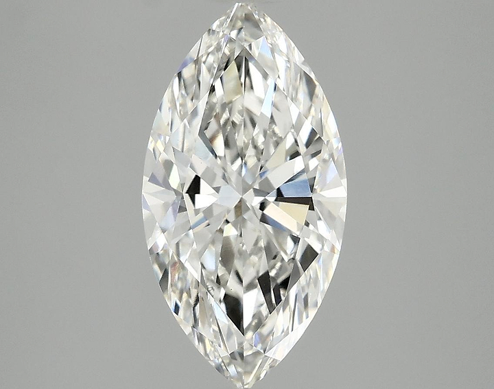 2.51 Carat Marquise Shaped Ideal Cut VVS2 IGI Certified Lab Grown Diamond