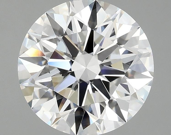 2.57 Carat Round Shaped Ideal Cut VVS2 IGI Certified Lab Grown Diamond