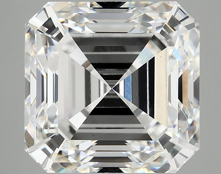 5.51 Carat Asscher Shaped Ideal Cut VS1 IGI Certified Lab Grown Diamond
