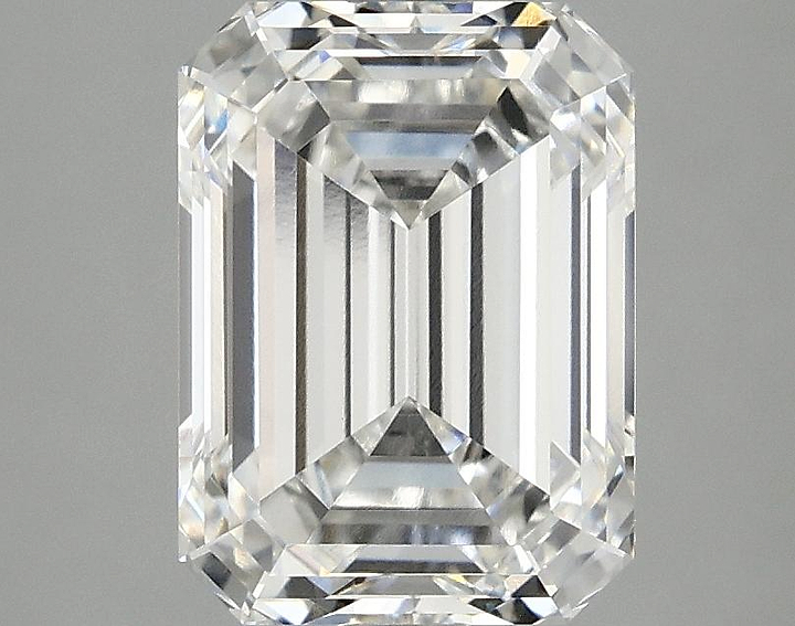 3.06 Carat Emerald Shaped Excellent Cut VVS2 IGI Certified Lab Grown Diamond