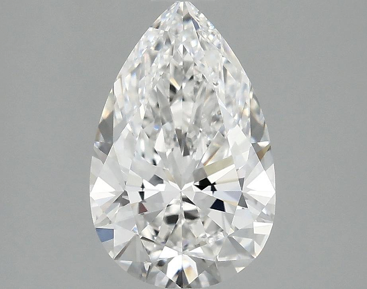 1.98 Carat Pear Shaped Ideal Cut VVS2 IGI Certified Lab Grown Diamond
