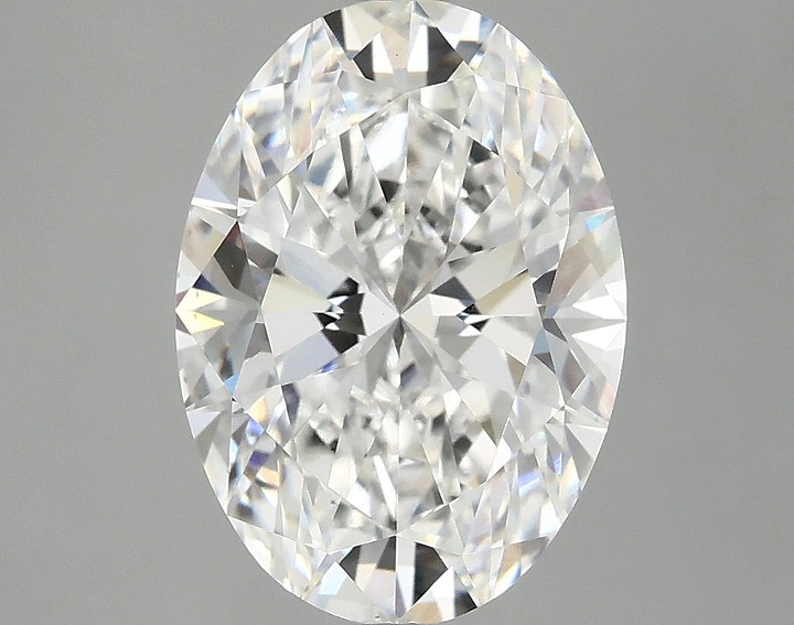 3.87 Carat Oval Shaped Ideal Cut VS2 IGI Certified Lab Grown Diamond