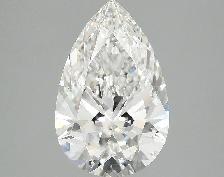 3.09 Carat Pear Shaped Ideal Cut VS1 IGI Certified Lab Grown Diamond