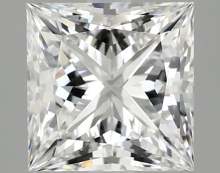 2.88 Carat Princess Shaped Ideal Cut VS1 IGI Certified Lab Grown Diamond
