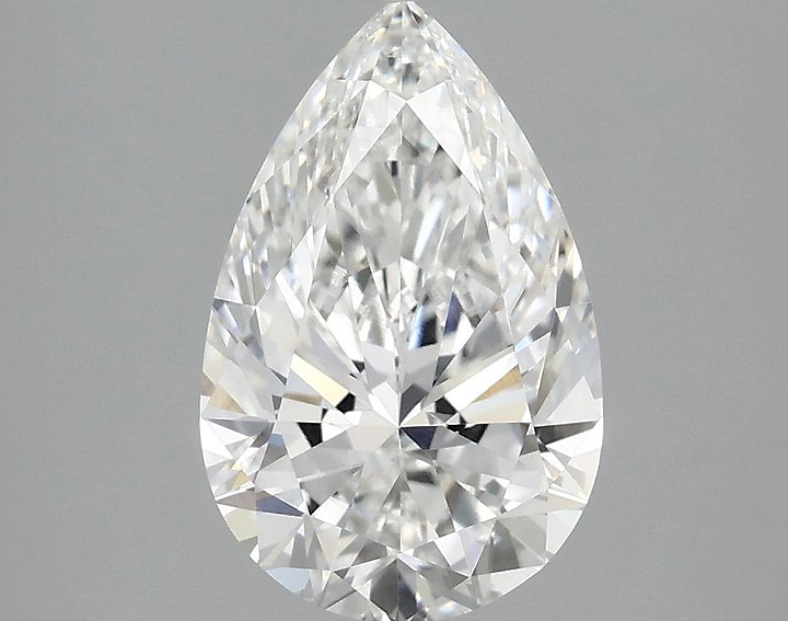 2.02 Carat Pear Shaped Ideal Cut VVS2 IGI Certified Lab Grown Diamond