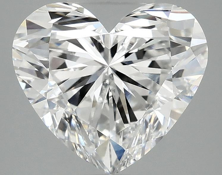 2.97 Carat Heart Shaped Ideal Cut VVS2 IGI Certified Lab Grown Diamond