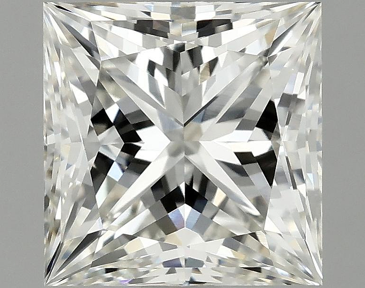 1.92 Carat Princess Shaped Ideal Cut VVS2 IGI Certified Lab Grown Diamond