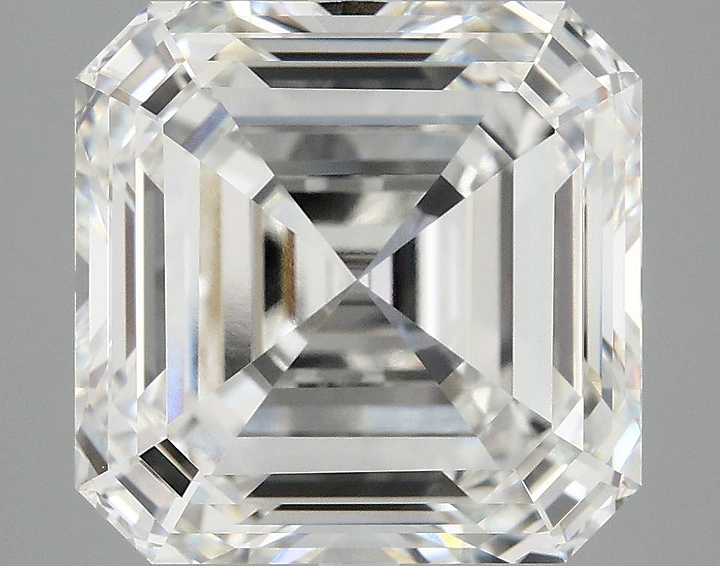 7.91 Carat Asscher Shaped Ideal Cut VVS2 IGI Certified Lab Grown Diamond